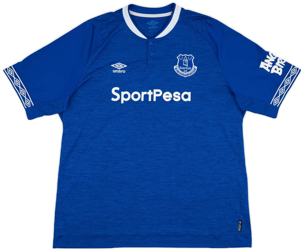 2018-19 Everton Home Shirt Baines #3 - 10/10 - (3XL)