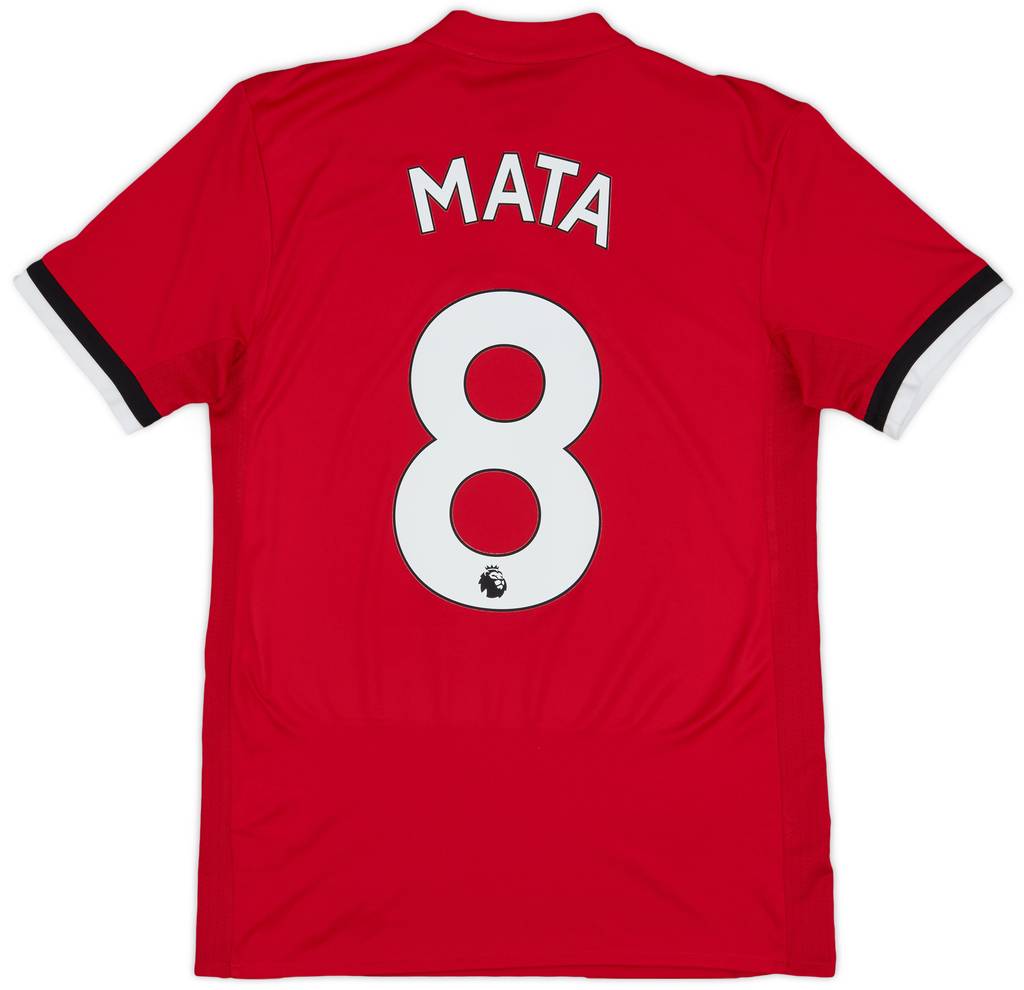 2017-18 Manchester United Home Shirt Mata #8 - 9/10 - (XS)
