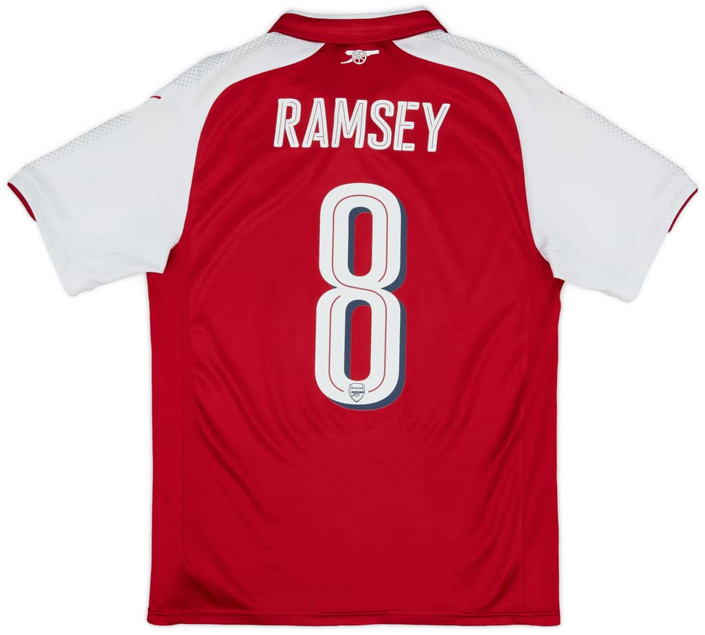 2017-18 Arsenal Home Shirt Ramsey #8 - 8/10 - (S)