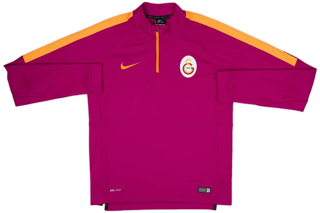 2014-15 Galatasaray Nike 1/4 Zip Drill Top - 8/10 - (M)