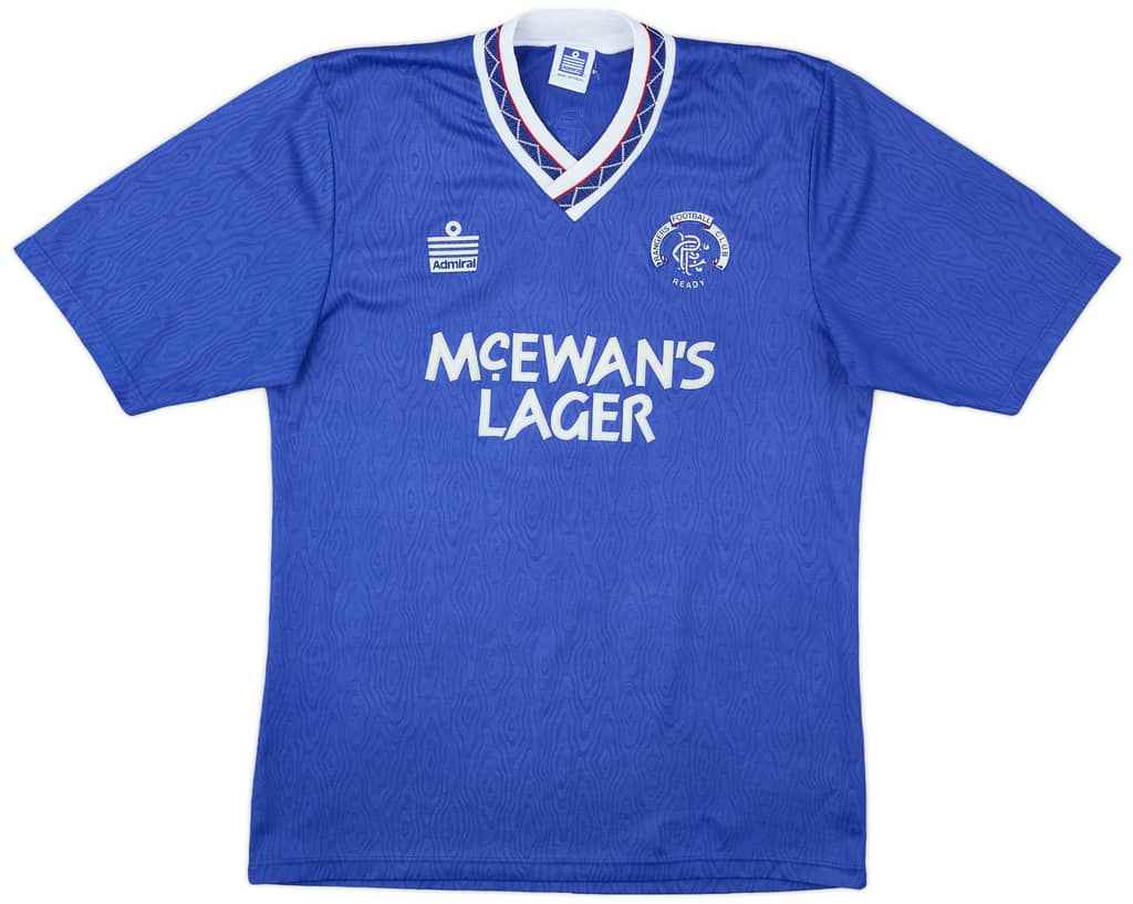1990-92 Rangers Home Shirt - 9/10 - (M)