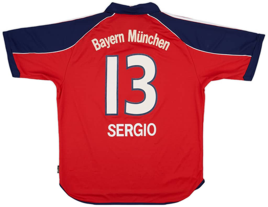1999-01 Bayern Munich Home Shirt Sergio #13 - 6/10 - (XL)