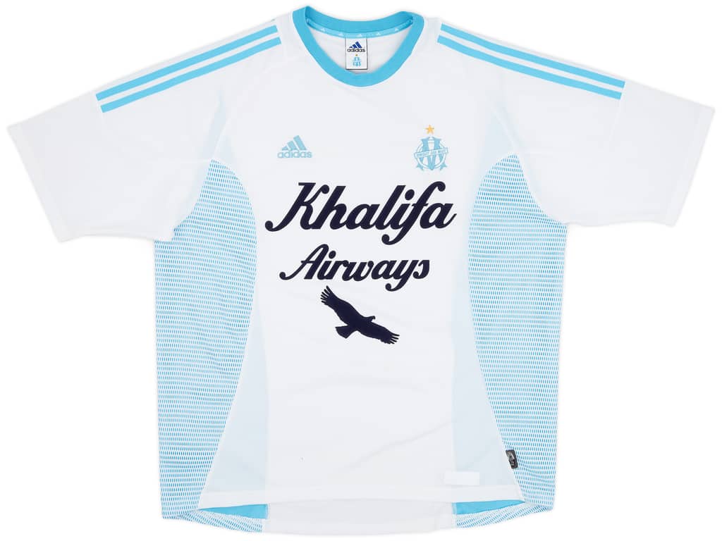 2002-03 Olympique Marseille Home Shirt - 6/10 - (XL)