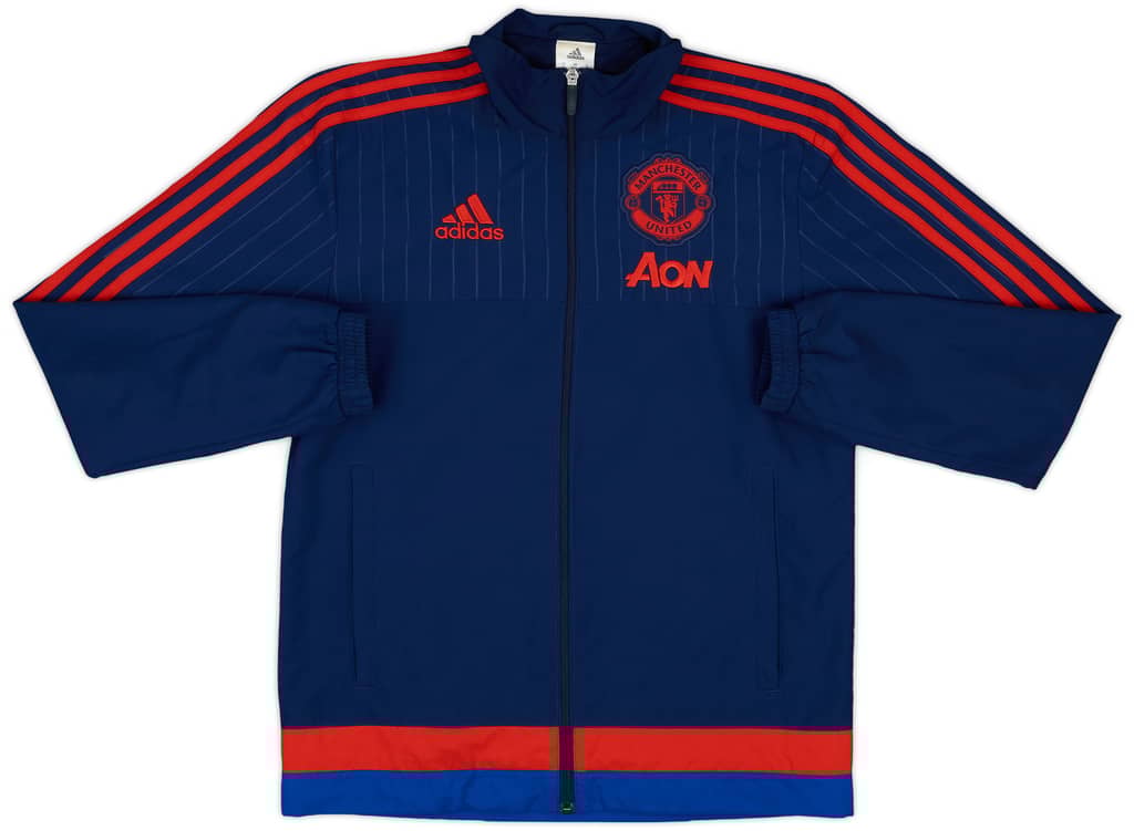 2015-16 Manchester United adidas Track Jacket - 9/10 - (XS)