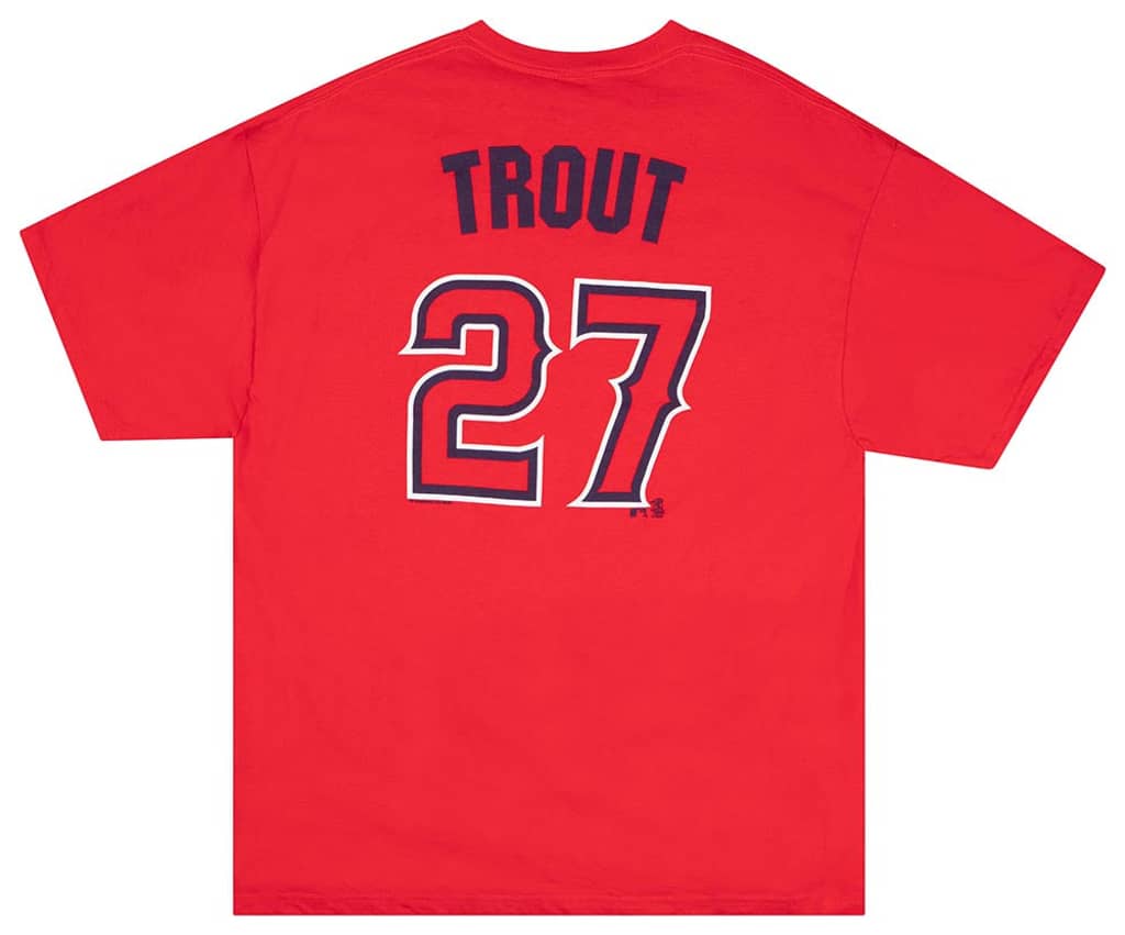 2011 LA Angels Trout #27 MLB Tee XXL