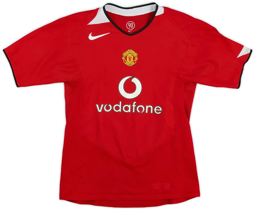 2004-06 Manchester United Home Shirt - 7/10 - (L.Boys)