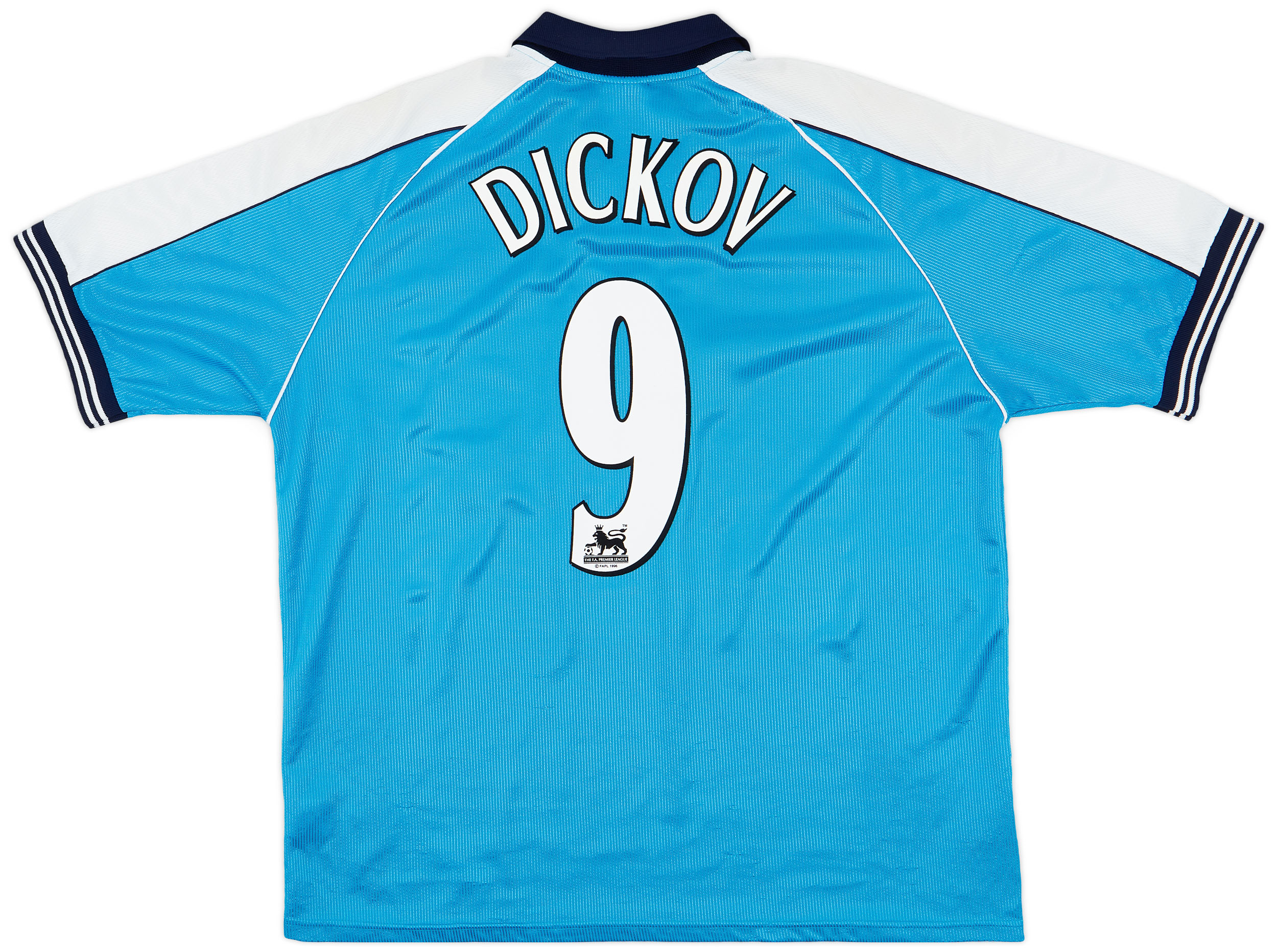 1999-01 Manchester City Home Shirt Dickov #9 - 8/10 - (XL)