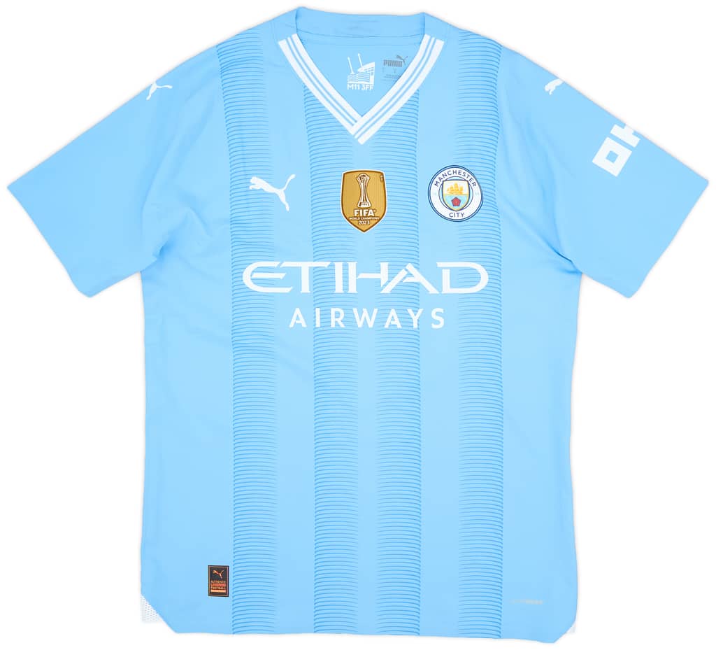 2023-24 Manchester City Match Issue FA Cup Home Shirt Walker #2