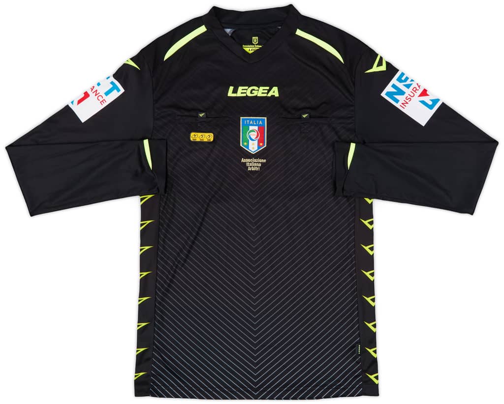 2014-15 Italy FIGC Legea Referee L/S Shirt - 9/10 - (M)
