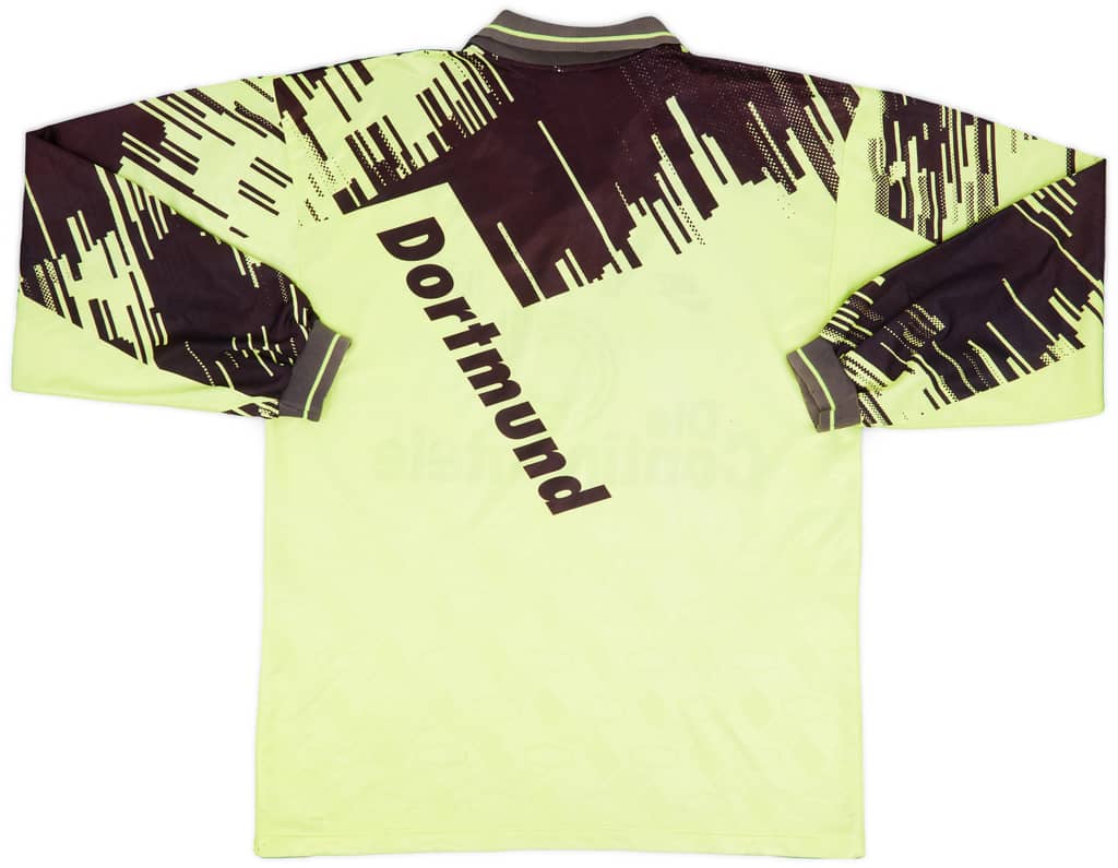 1993-94 Borussia Dortmund Home L/S Shirt - 7/10 - (L)