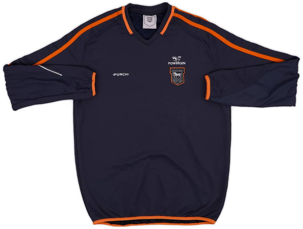 2000-01 Ipswich Punch Sweat Top - 9/10 - (L)