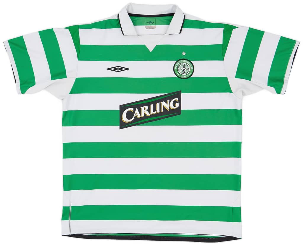 2004-05 Celtic Home Shirt Lambert #14 - 8/10 - (XXL)