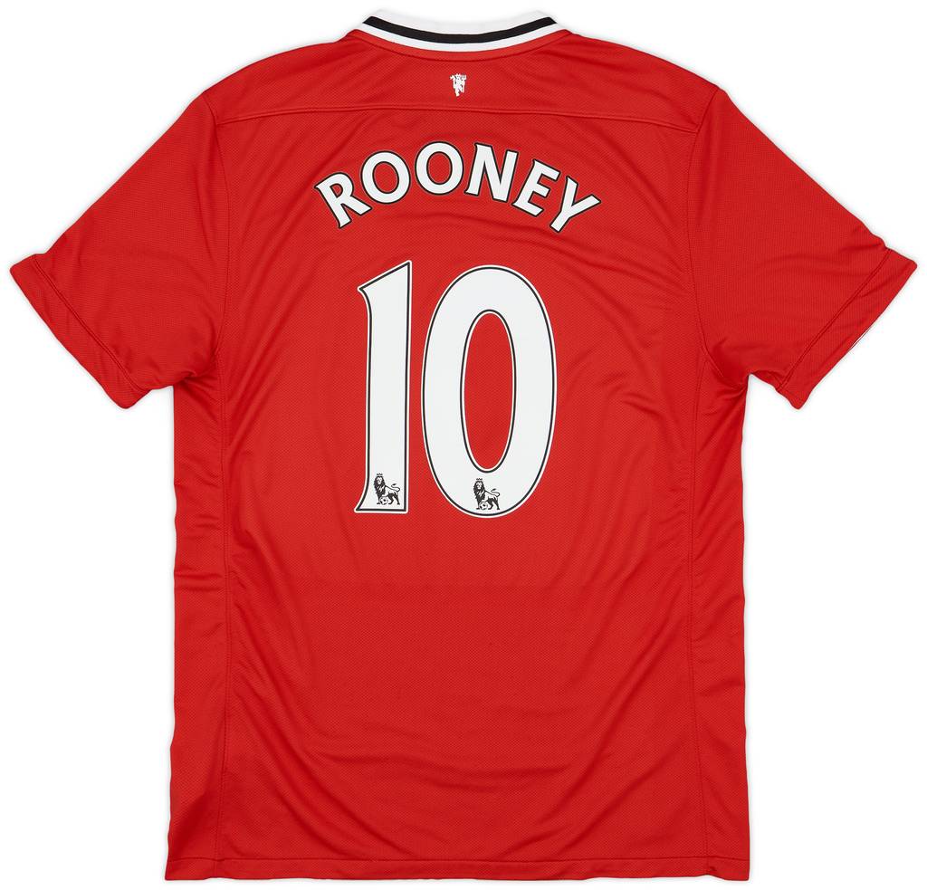 2011-12 Manchester United Home Shirt Rooney #10 - 6/10 - (L)