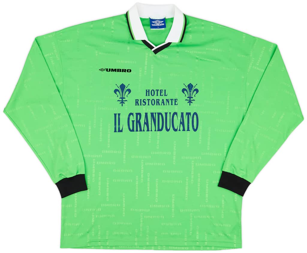 1990s Umbro Template L/S Shirt - 8/10 - (XL)