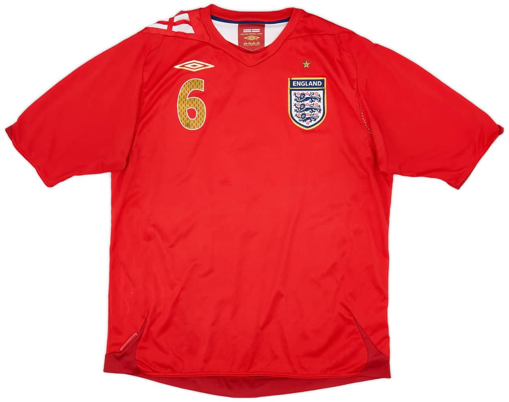 2006-08 England Away Shirt Terry #6 - 6/10 - (XL)