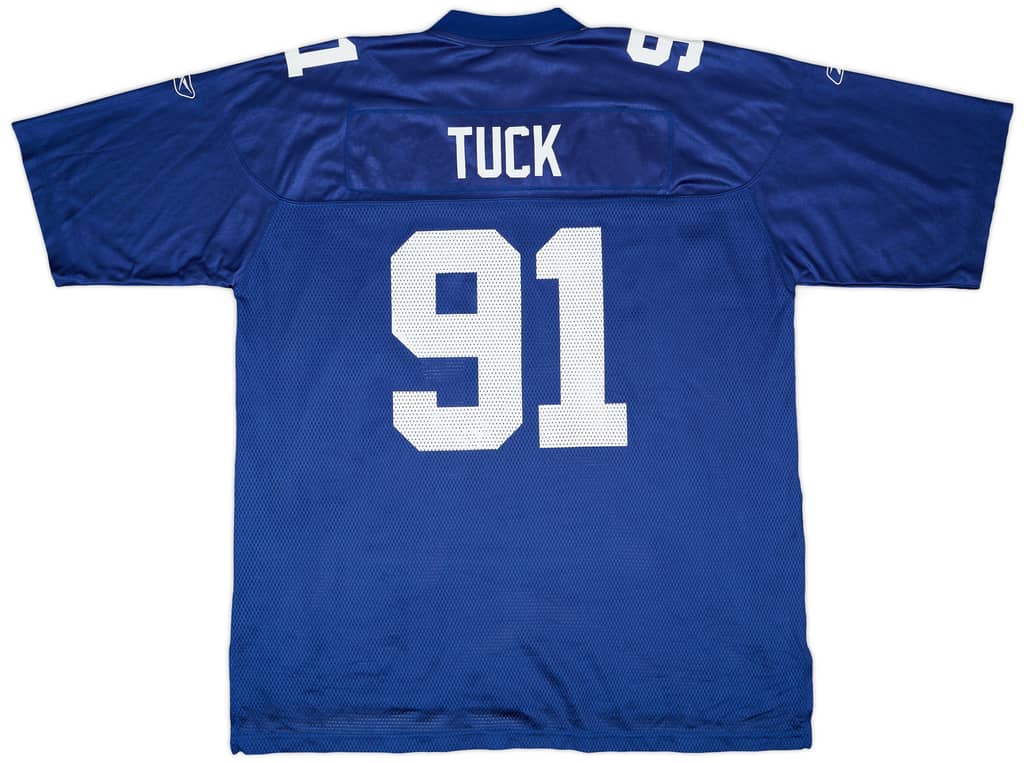 2007 New York Giants Tuck #91 Reebok On Field Home Jersey - 8/10 - (XXL)