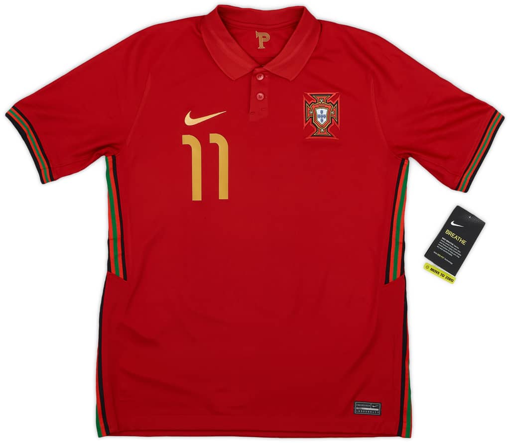 2020-21 Portugal Home Shirt B.Fernandes #11 (XL.Boys)
