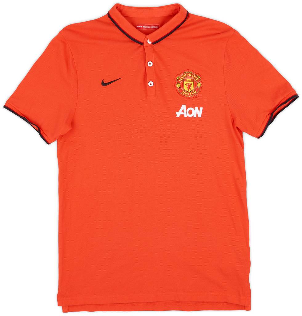 2014-15 Manchester United Nike Polo Shirt - 9/10 - (M)