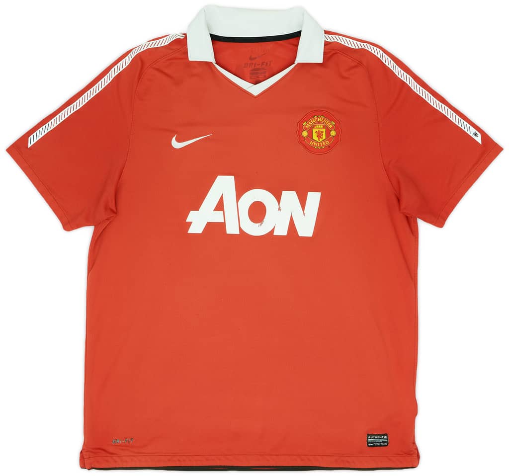 2010-11 Manchester United Home Shirt Rooney #10 - 5/10 - (XL)