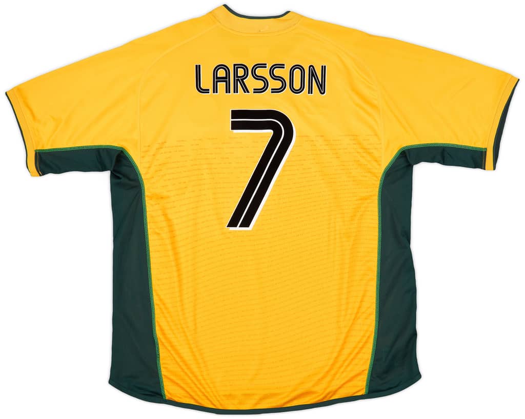 2002-03 Celtic Away Shirt Larsson #7 (XXL)