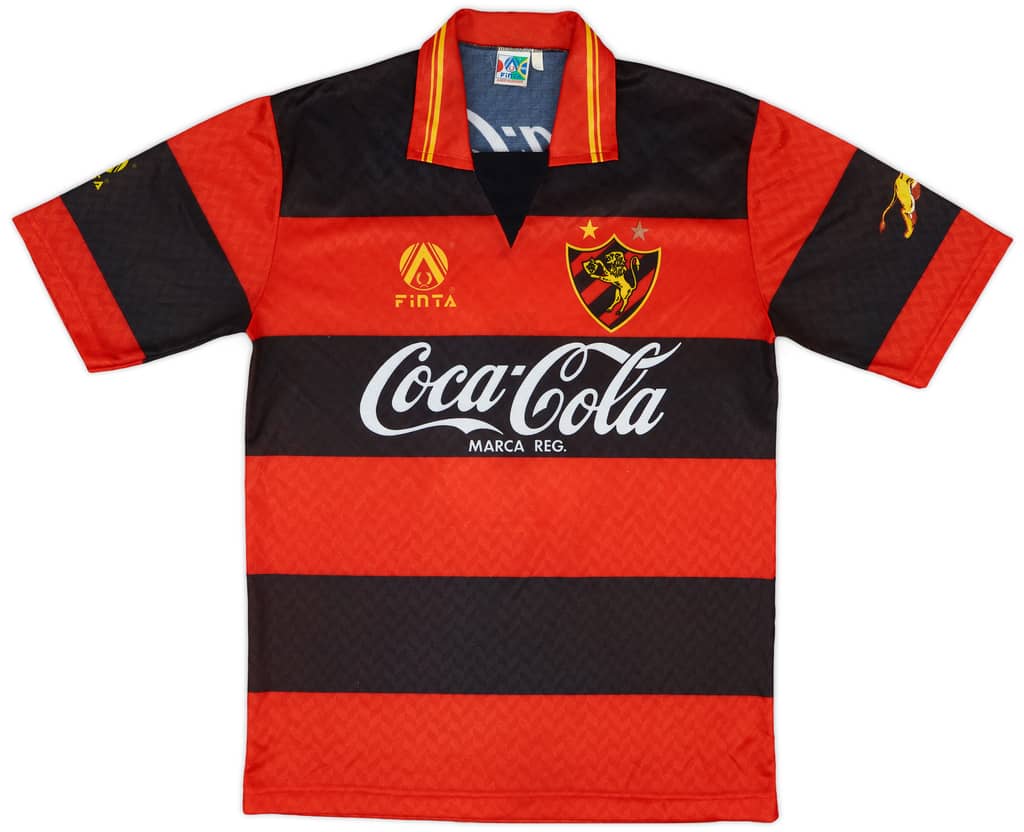 1994 Sport Club Recife Match Issue Signed Home Shirt #3