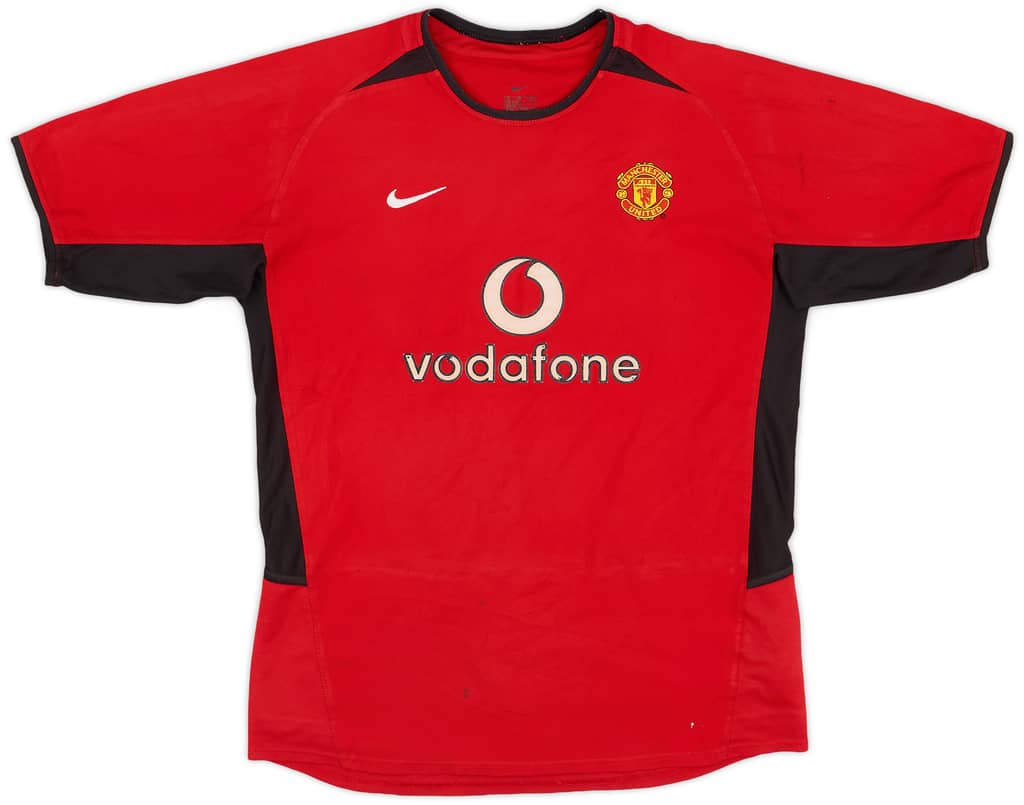 2002-04 Manchester United Home Shirt - 6/10 - (XL.Boys)