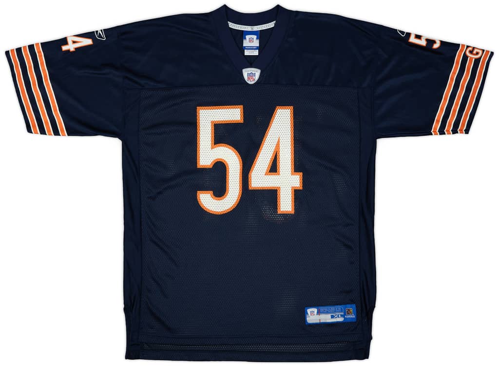 2005-06 Chicago Bears Urlacher #54 Reebok On Field Home Jersey - 8/10 - (XL)