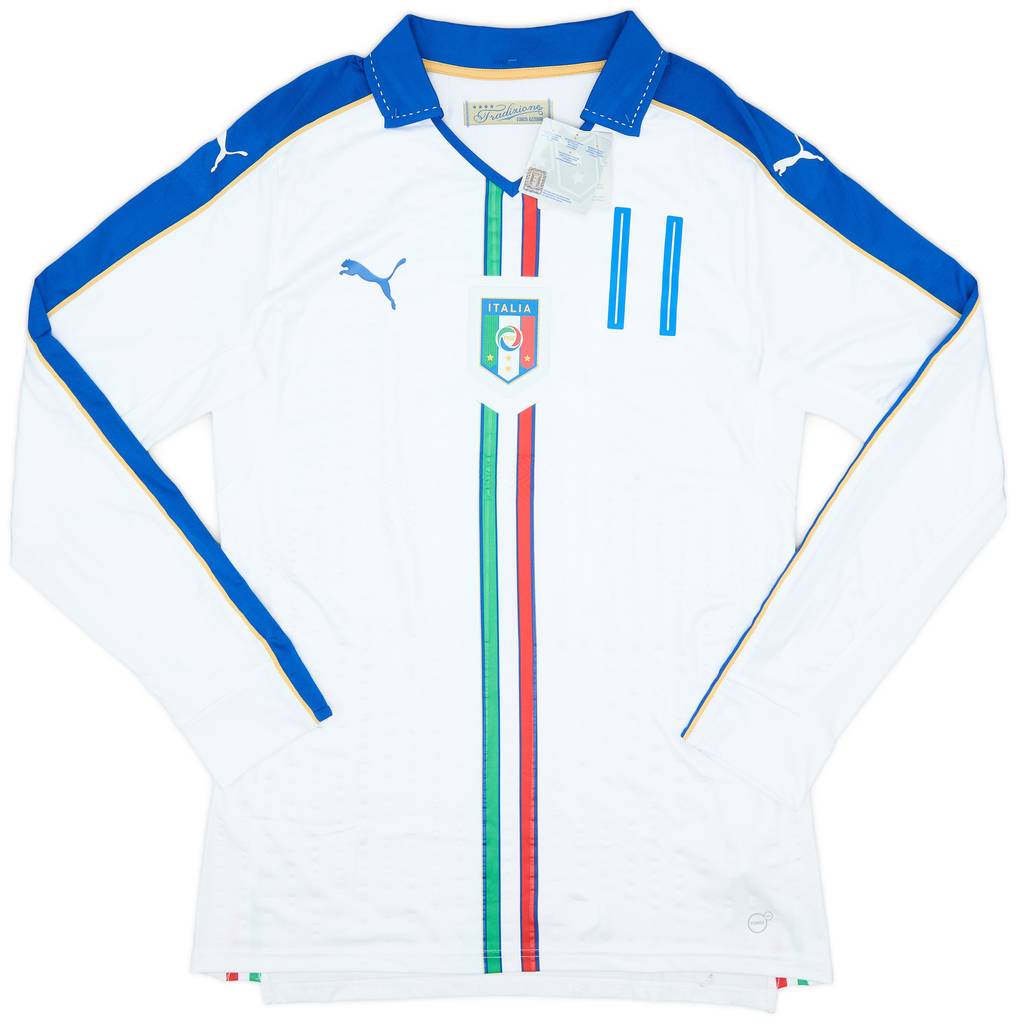 2016-17 Italy Player Issue (ACTV Fit) Away L/S Shirt Immobile #11 (XXL)