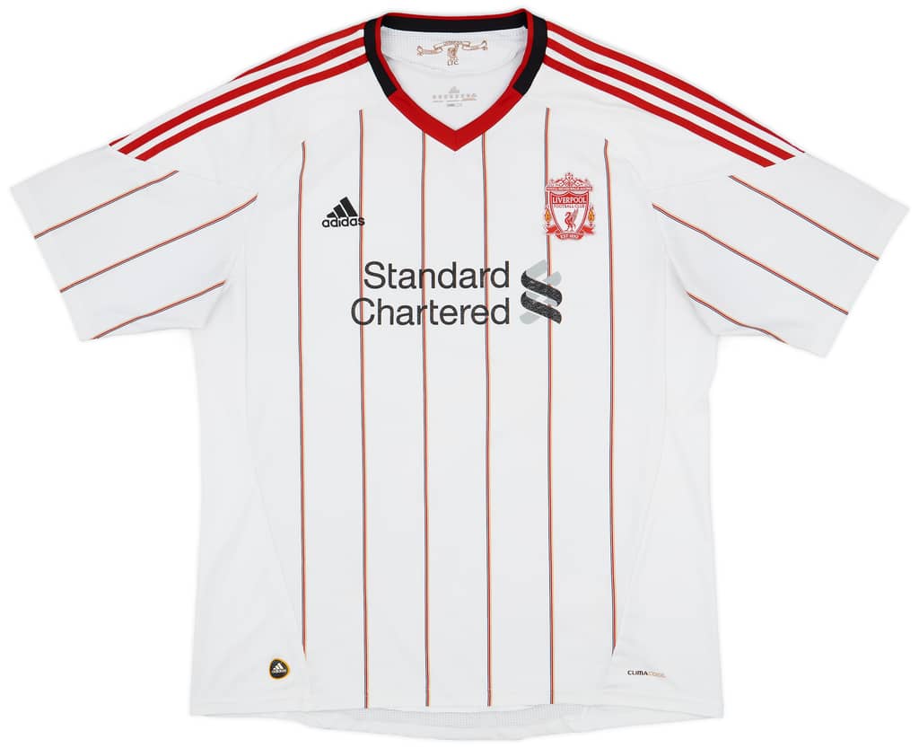 2010-11 Liverpool Away Shirt Gerrard #8 - 7/10 - (XXL)