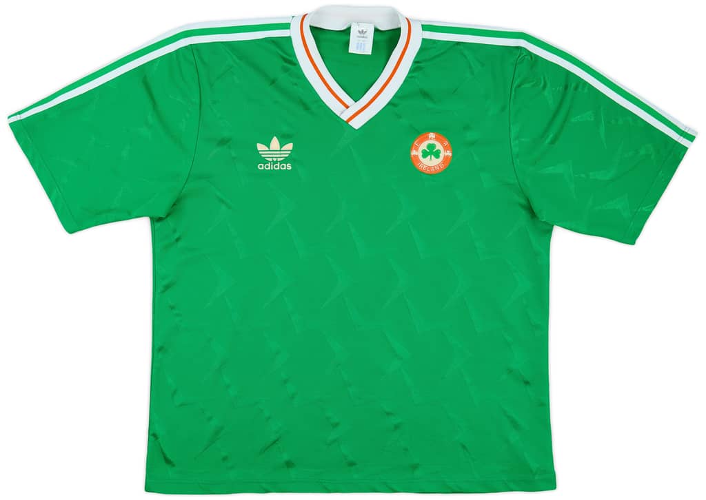 1990-92 Ireland Home Shirt - 7/10 - (L)
