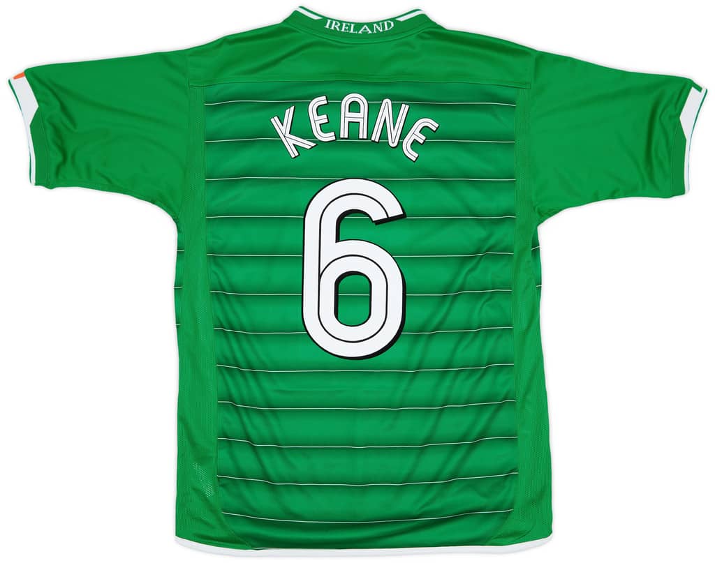 2003-04 Ireland Home Shirt Keane #6
