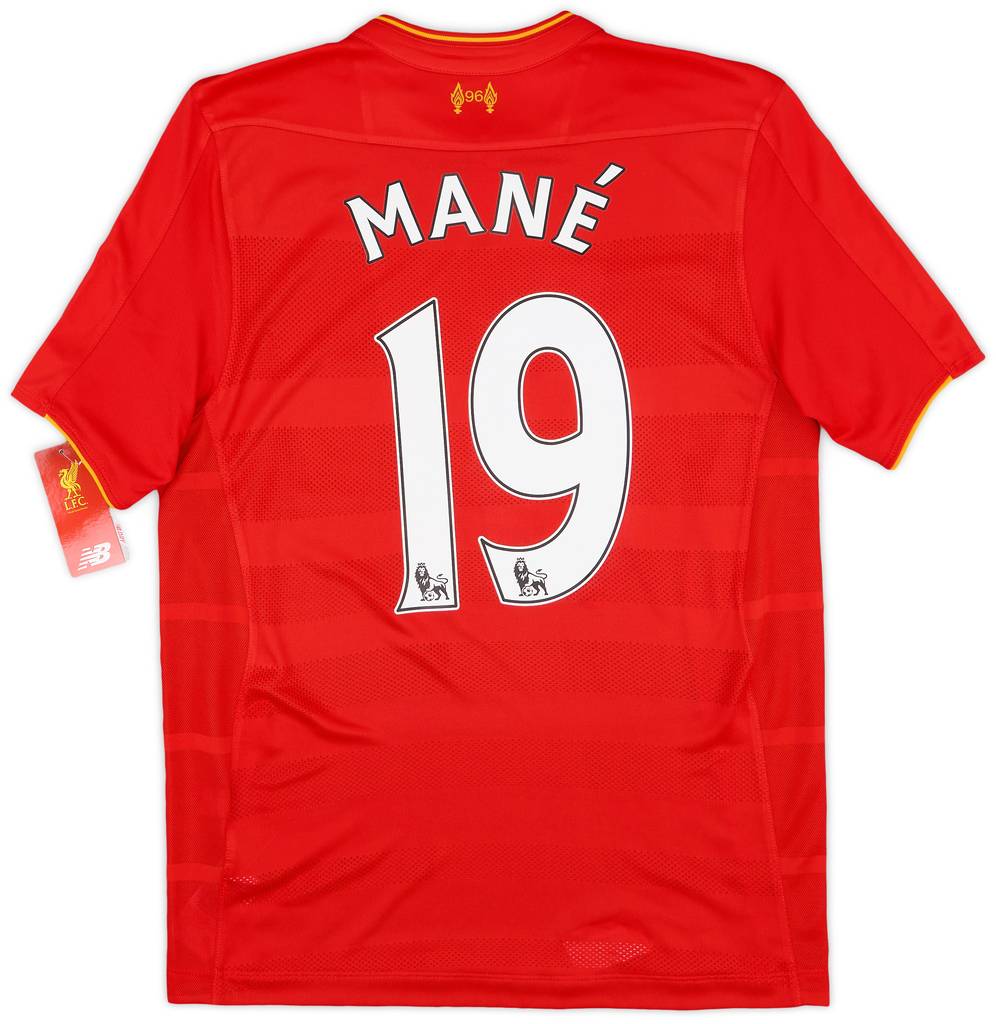 2016-17 Liverpool Home Shirt Mane #19 (S)