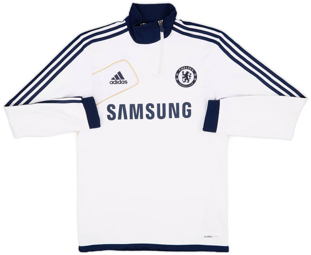 2012-13 Chelsea adidas 1/4 Zip Drill Top - 8/10 - (M)
