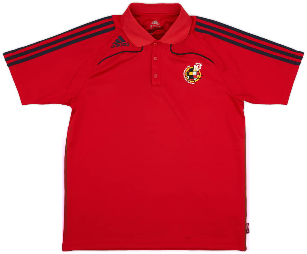 2008-09 Spain adidas Polo Shirt - 9/10 - (L)