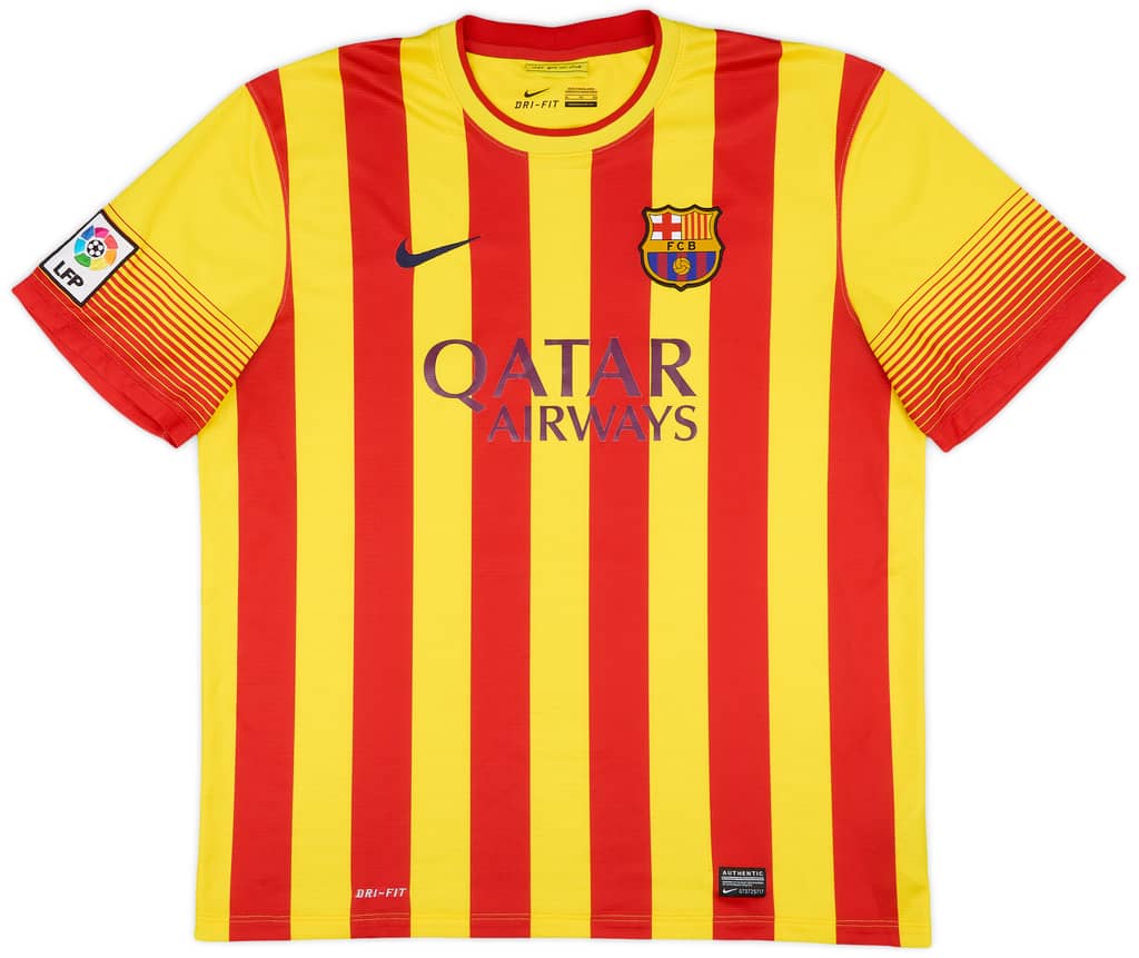 2013-15 Barcelona Away Shirt Messi #10 - 8/10 - (XL)
