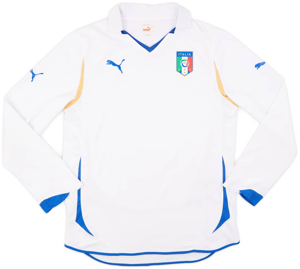 2010-12 Italy Away L/S Shirt - 8/10 - (L)