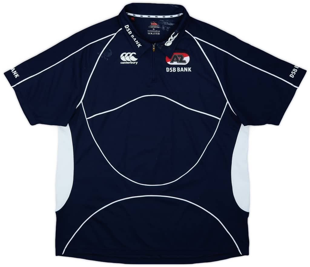 2008-09 AZ Alkmaar Canterbury 1/4 Zip Polo Shirt - 5/10 - (XL)