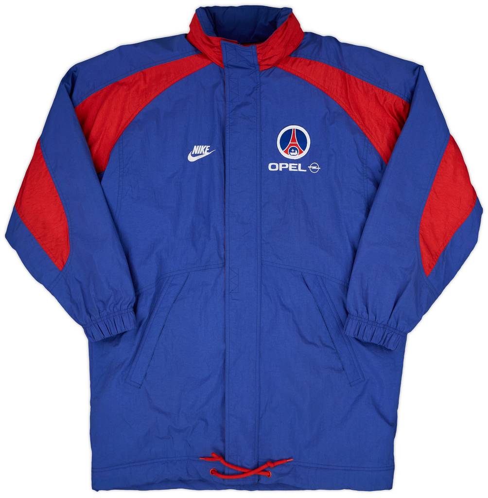 1995-96 Paris Saint-Germain Nike Padded Bench Coat - 8/10 - (L)