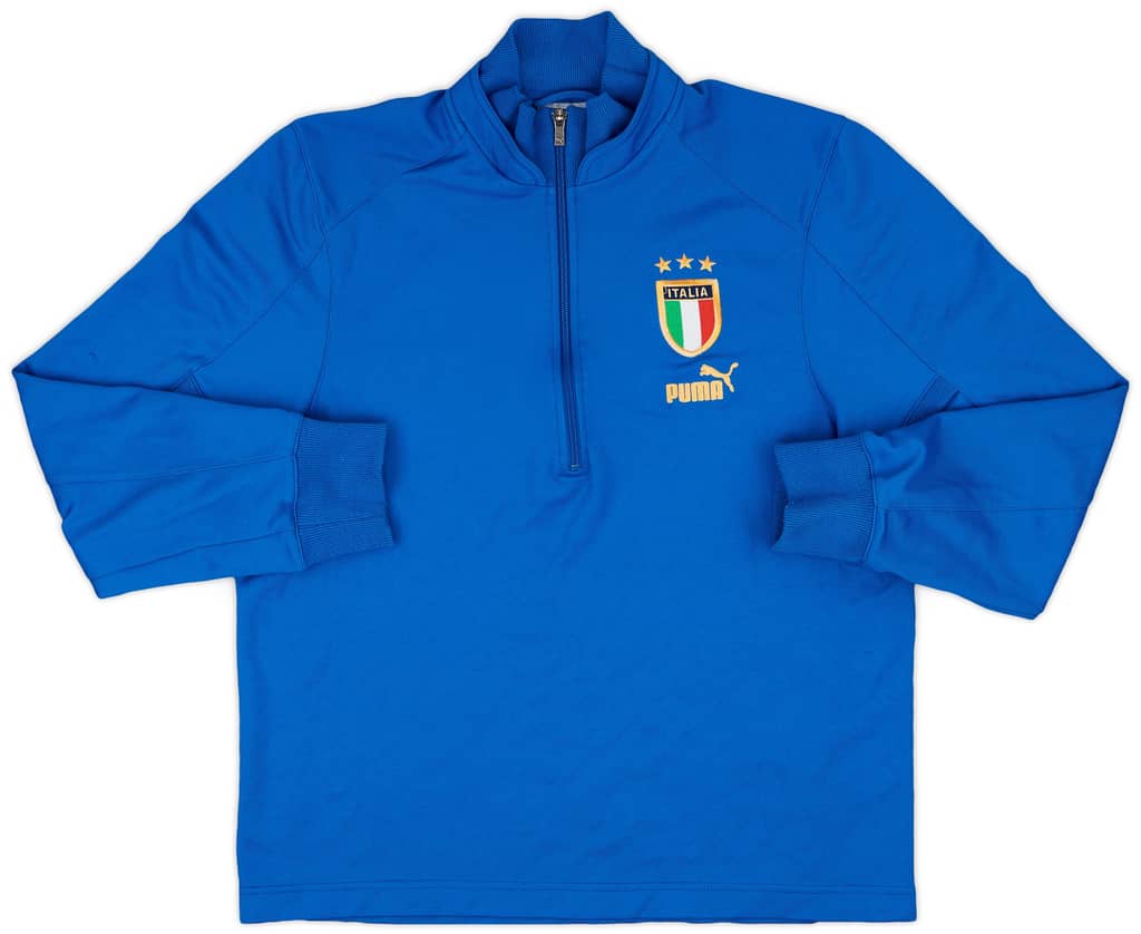 2004-06 Italy Puma 1/2 Zip Drill Top - 8/10 - (L)