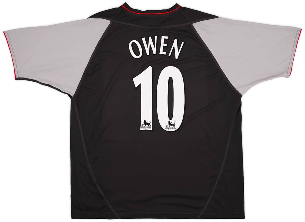 2002-04 Liverpool Away Shirt Owen #10 (XL)