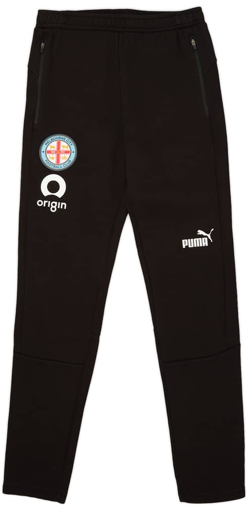 2022-23 Melbourne City Puma Training Pants/Bottoms (M)