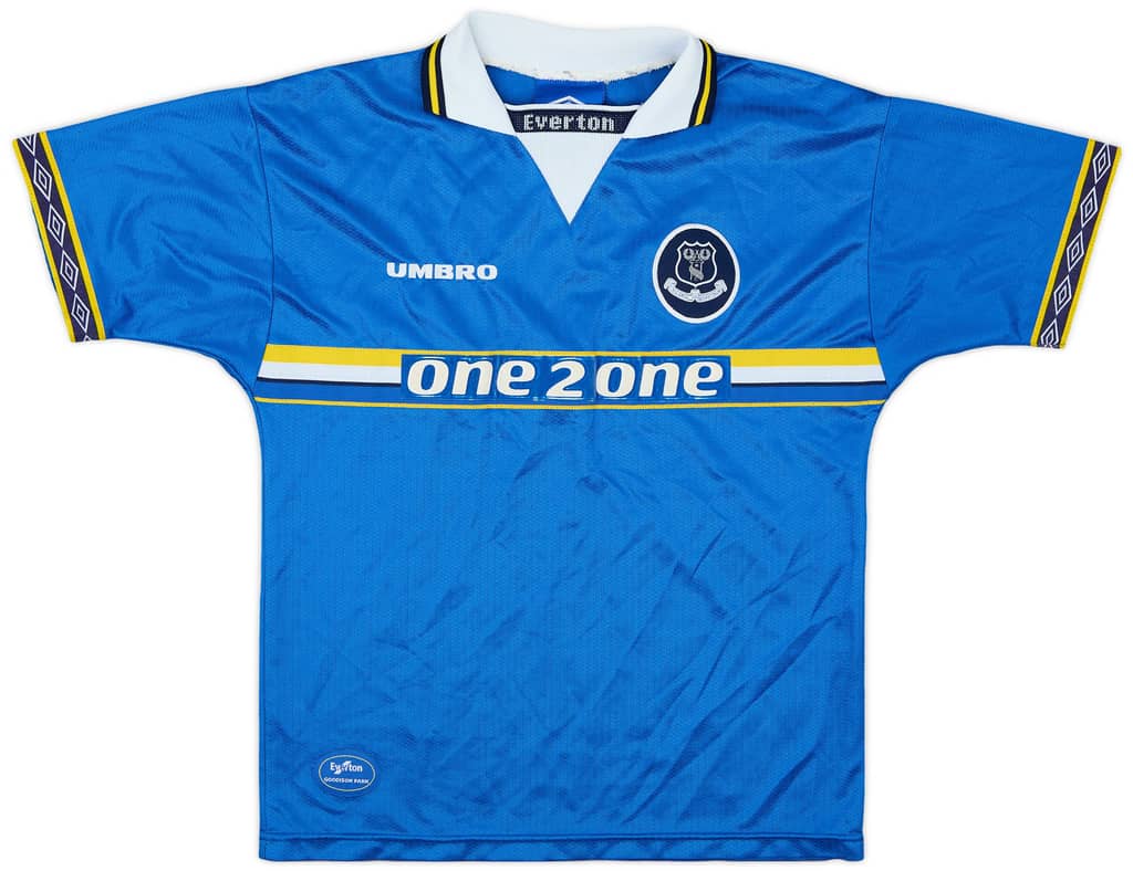 1997-99 Everton Home Shirt - 8/10 - (L.Boys)