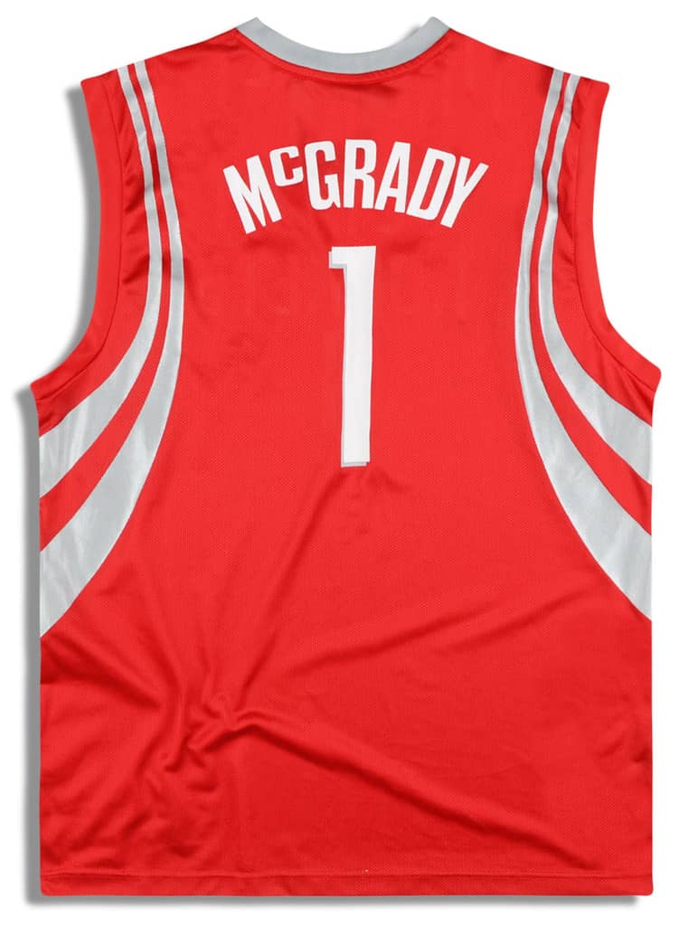 2006-10 Houston Rockets McGrady #1 adidas Jersey (Away) Y