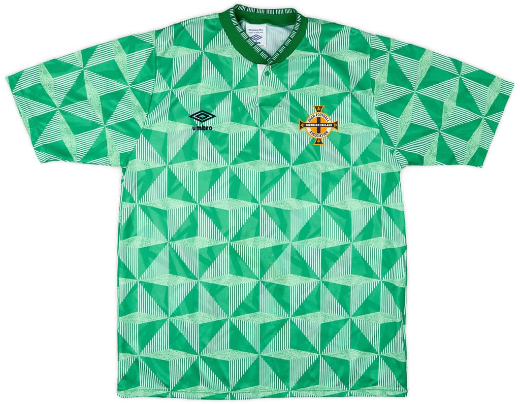 1990-92 Northern Ireland Home Shirt - 9/10 - (L)
