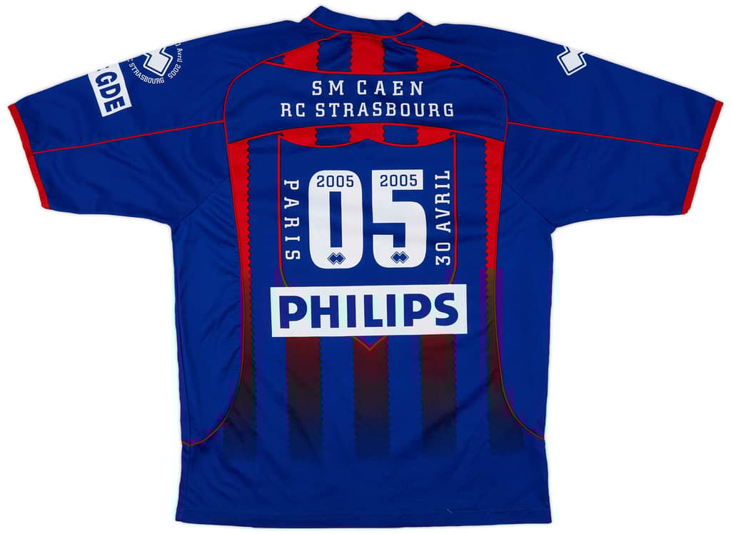 2004-05 Caen 'Coupe de la Ligue Final' Home Shirt #05 - 8/10 - (S)