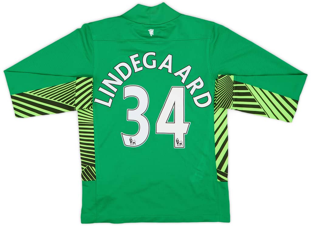 2012-13 Manchester United GK Shirt Lindegaard #34 - 6/10 - (S.Boys)