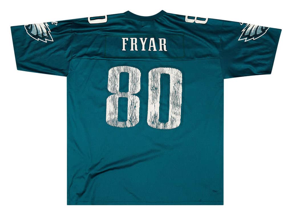 1996-98 Philadelphia Eagles Fryar #80 Logo Athletic Jersey (Home) XXL