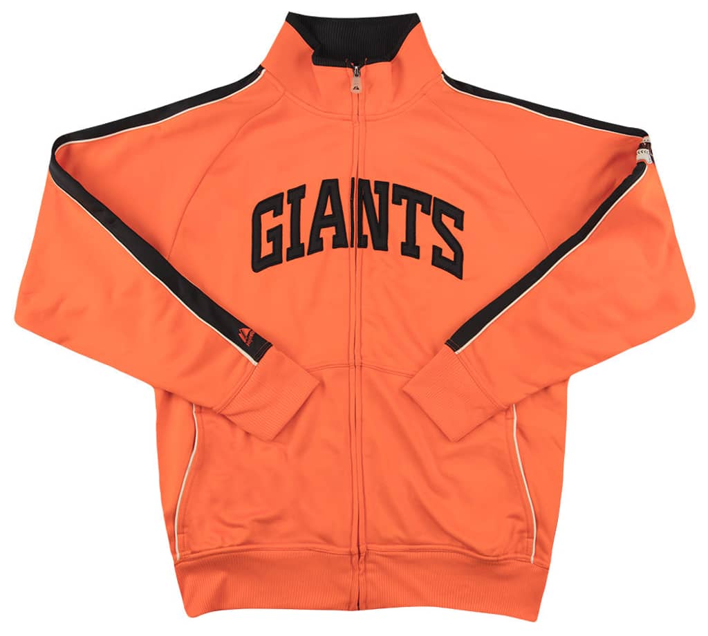 2011 San Francisco Giants Majestic Cooperstown Collection Track Jacket M
