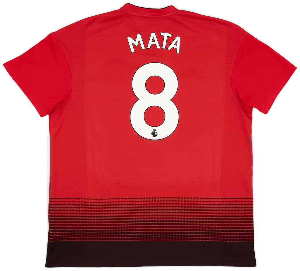 2018-19 Manchester United Home Shirt Mata #8 - 5/10 - (XL)