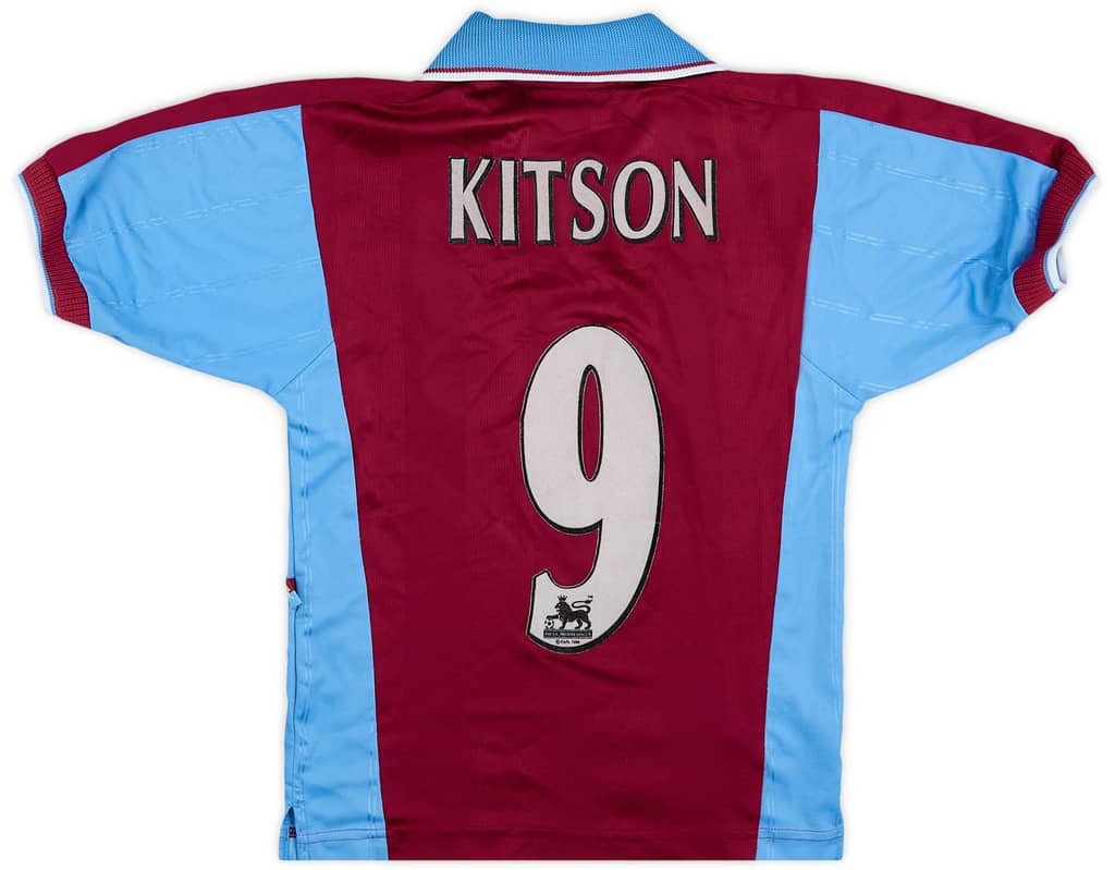 1997-98 West Ham Home Shirt Kitson #9 - 6/10 - (S.Boys)